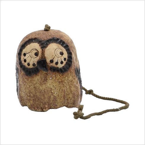 風鈴ふくろう500-003(陶器)