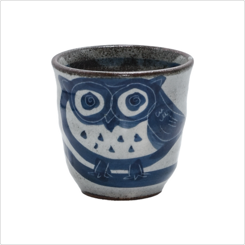 湯呑ふくろう800-029(陶器)