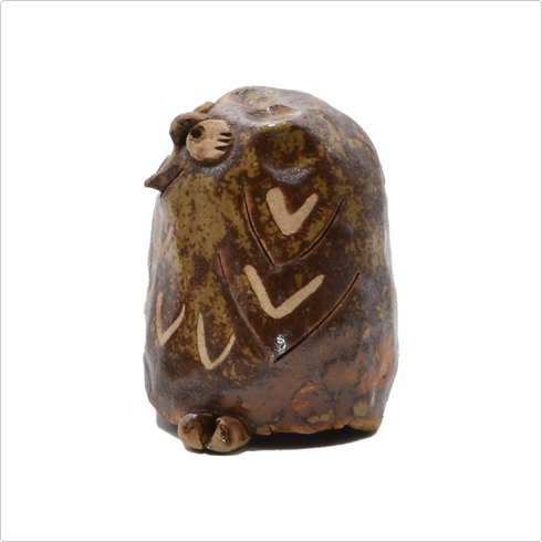 置物ふくろう1500-001(陶器)