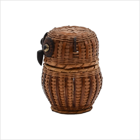 小物入れふくろう800-009(籐)