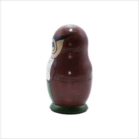 マトリョーシカふくろう2000-002(木製)