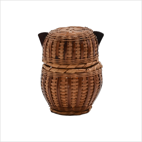 小物入れふくろう800-009(籐)