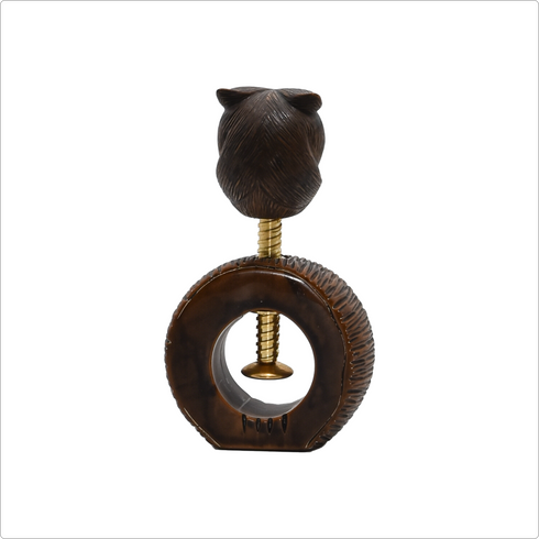 くるみ割りふくろう800-034(樹脂)