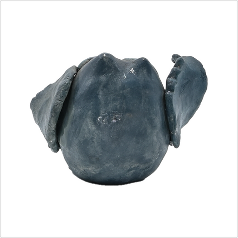 置物ふくろう800-024(粘土)