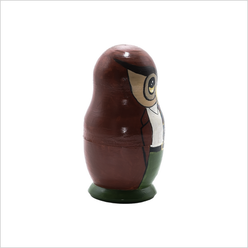 マトリョーシカふくろう2000-002(木製)