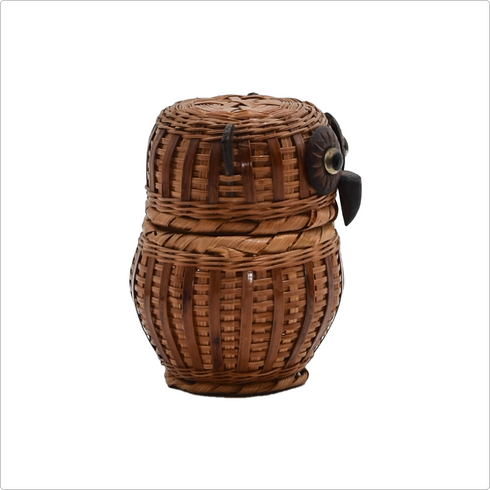 小物入れふくろう800-009(籐)