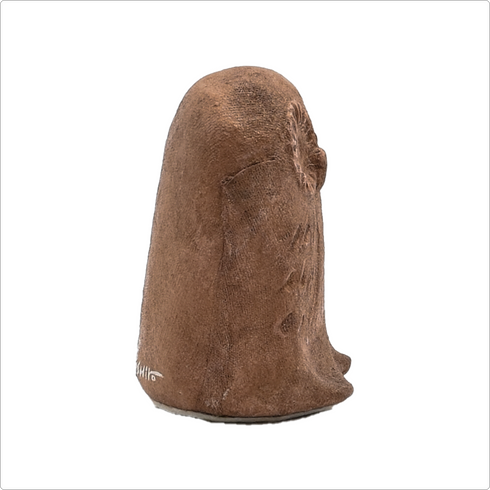 置物ふくろう800-011(粘土)