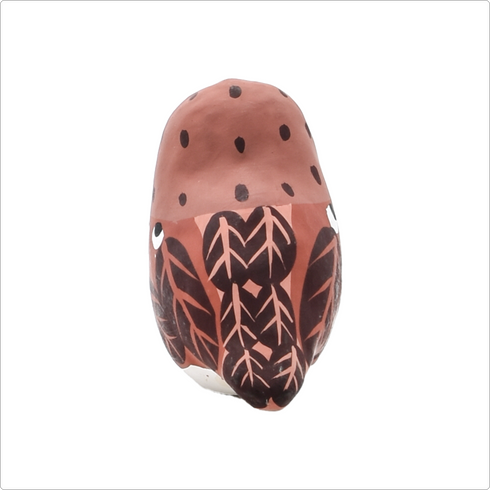 起き上がりこぼしふくろう800-004(石膏)