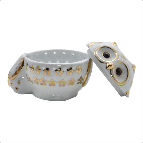 お香立てふくろう1000-001(陶器)